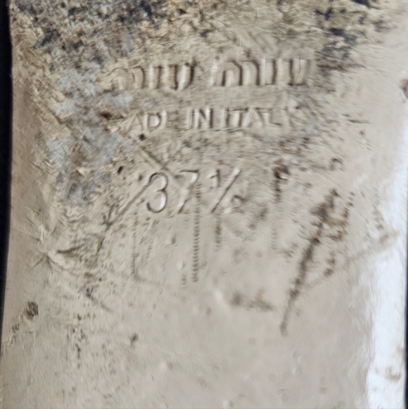 Miu Miu Juwel-heel Patent bow velvet flat very dark Neavy blue almost black 37/5 - Picture 7 of 7